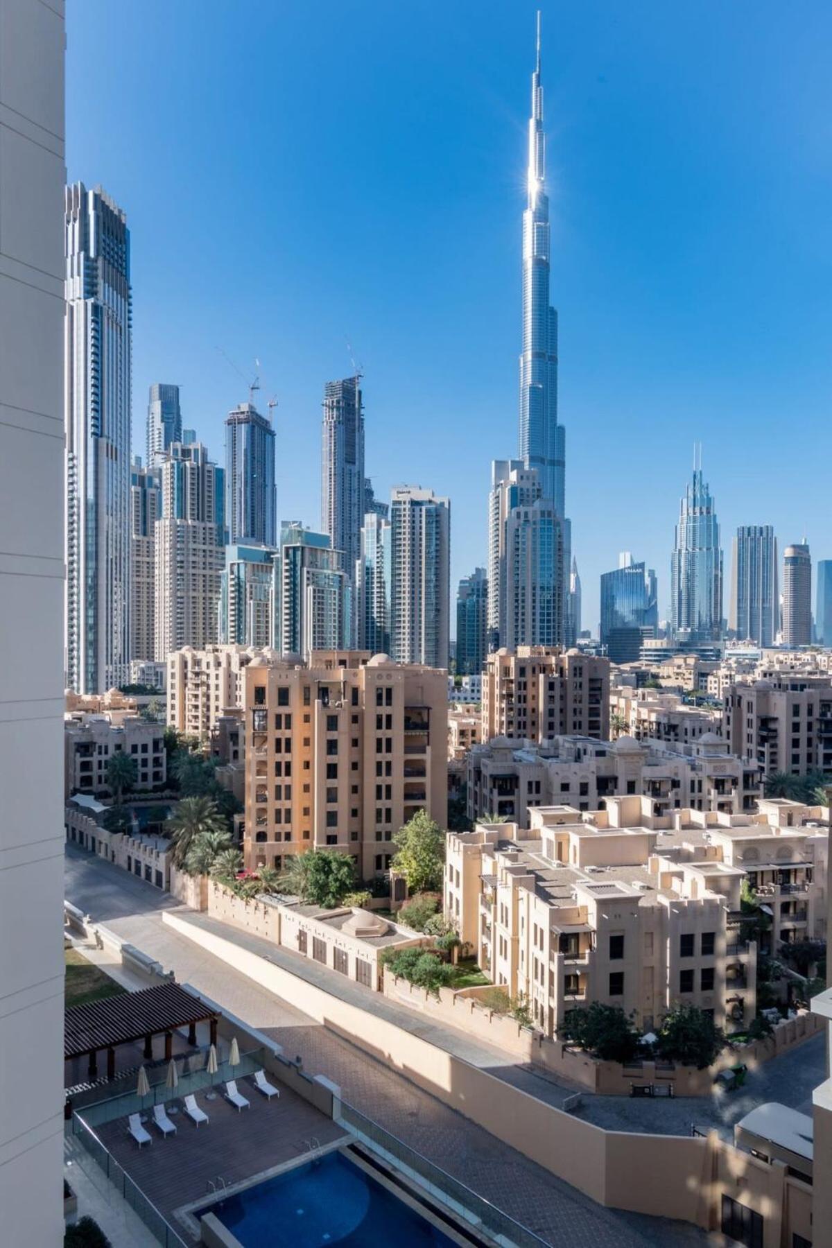 Silkhaus Design 1Bdr With Burj Khalifa View In New Tower Apartment Dubai Exterior photo